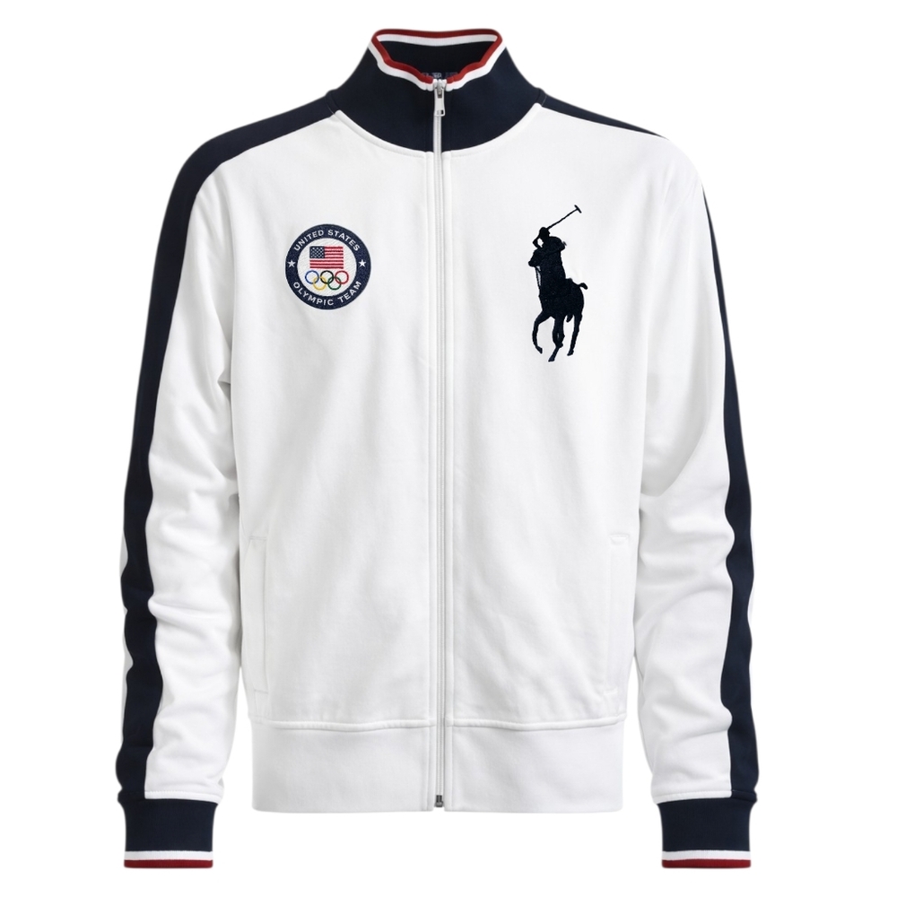 Polo Ralph Lauren Team USA Olympic Jacket XL White Big Pony London 2012